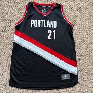 Signed Whiteside Portland Basketball NBA Jersey